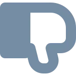 Thumbs Down S SVG Icon
